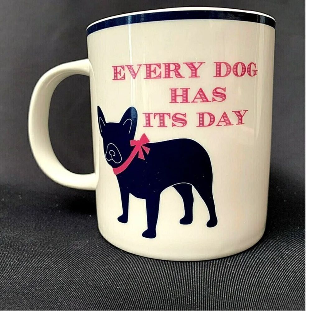 Draper James Vintage Every Dog Has Its Day Coffee Mug NWOT
